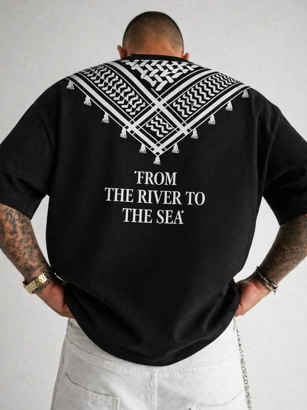 Arctic London Heritage Statement Oversized Drop Shoulder T-Shirt